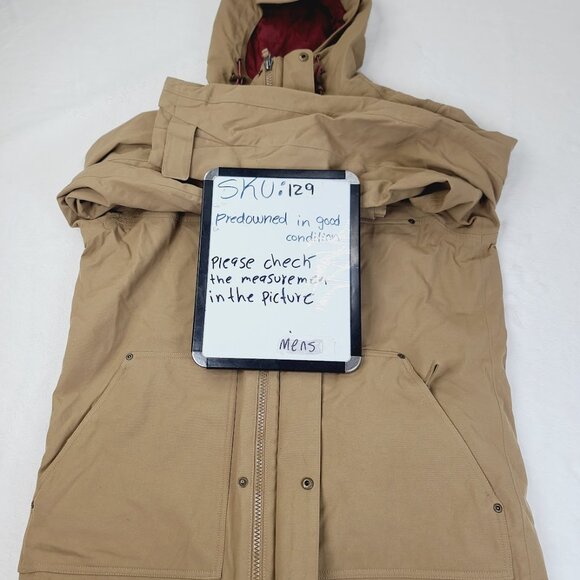 Columbia Men's Tan Interchange Hooded Catacomb Crest Winter Parka Jacket Size M - Picture 8 of 8